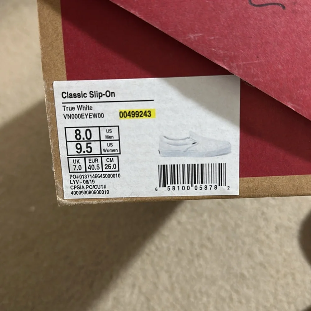 Vans Classic Slip On NWT - Picture 5 of 5